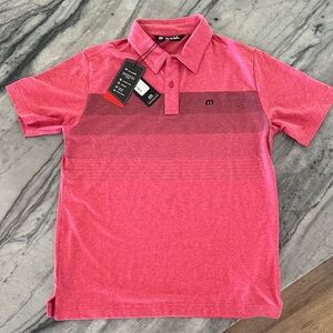 Travis Mathew Red Polo Shirt